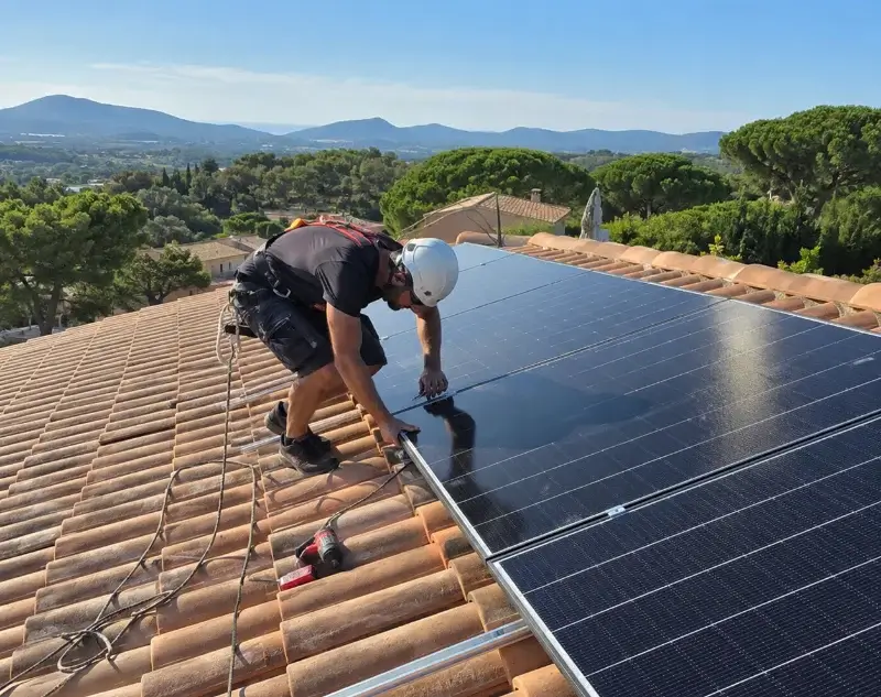 Installateur panneaux solaires Saint-Marcel-lès-Sauzet — pose photovoltaïque sur toiture