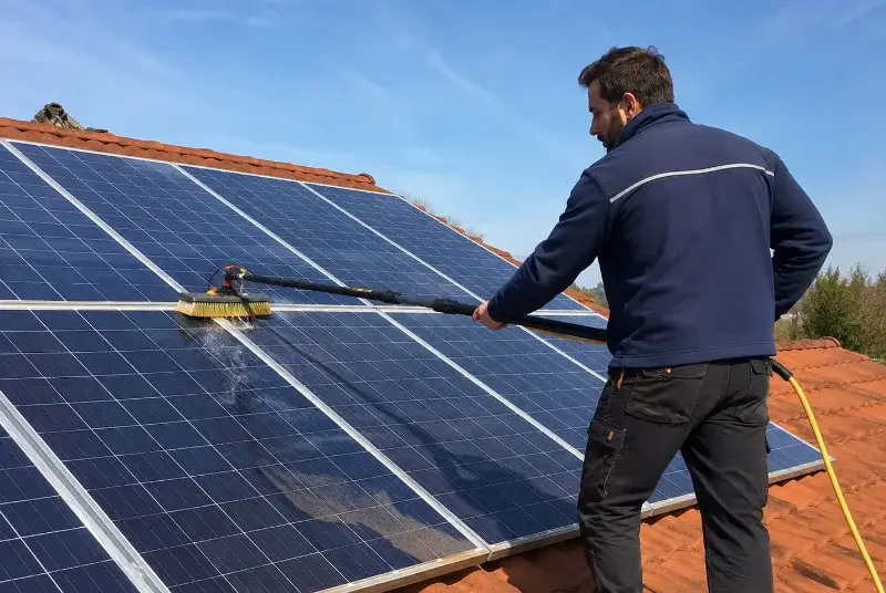Nettoyage et entretien de panneaux solaires à Saint-Marcel-lès-Sauzet